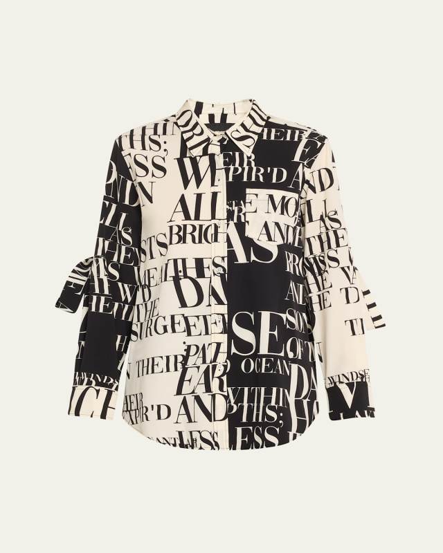 Poem Colorblock Classic Shirt With Ties